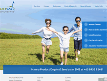 Tablet Screenshot of citygas.com.sg